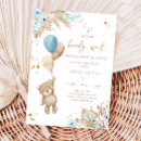 Recherche de boho teddy bear baby shower invitations Ours en peluche