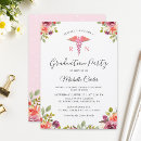 Recherche de nursing school graduation invitations Fleurs