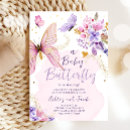 Recherche de purple baby shower fille invitations Fleurs
