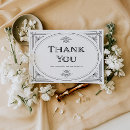 Recherche de art deco wedding vœux cartes Élégant