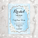 Recherche de silver bridal shower invitations Turquoise