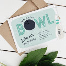 Recherche de bowling alley invitations Vintage