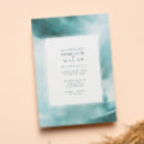 Recherche de aquarelle turquoise invitations Bride