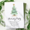 Recherche de arbre de vacances invitations Typographie