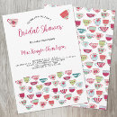 Recherche de vintage tea bridal shower invitations Fête du thé