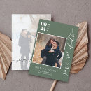 Recherche de modern photo save the dates Couple