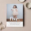 Recherche de cinquième anniversaire invitations Fille