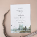 Recherche de forest mariage invitations Élégant