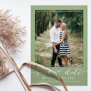 Zoek naar sage green wedding save the dates Elegant