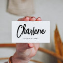 Recherche de typographie audacieuse cartes visite Élégant