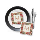 Zoek naar poinsettia servetten Rustic