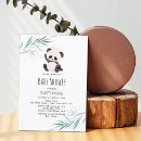 Recherche de panda baby shower invitations Unisex