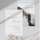 Recherche de élégant de manuscrit mariage invitations Simple