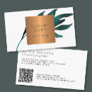 Recherche de logo de feuille cartes visite Simple minimum