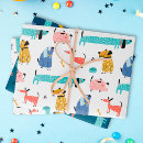 Recherche de empreintes digitales papier cadeau Chien