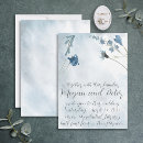 Recherche de fine art invitations Bleu poussiéreux