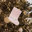 Recherche de paillettes chaussette de noël Monogramme