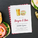 Zoek naar burgers en bier uitnodigingen Casual
