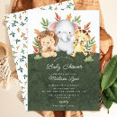 Recherche de jungle animals baby shower invitations Mother to be