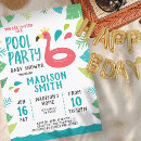 Recherche de piscine invitations Flamingo