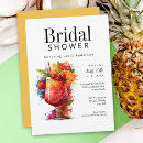 Recherche de tropical cocktail invitations Mariée
