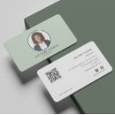 Recherche de la publicité cartes visite Code qr