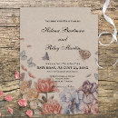 Recherche de papillon vintage invitations Romantique