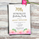 Zoek naar surprise 70 uitnodigingen Bloem