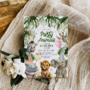 Recherche de animaux de jungle invitations Zoo