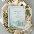 Recherche de de lac de montagne mariage invitations Romantique