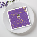 Recherche de graduation party serviettes Violet