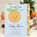 Zoek naar little cutie baby shower invitations Clementine