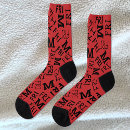 Recherche de rouge chaussettes Collage