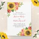 Recherche de tournesol mariage invitations Rustique