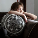 Recherche de homme dans la lune coussins Mandala