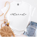 Recherche de femme tshirts Script