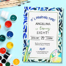 Recherche de bleu et vert anniversaire invitations Boy