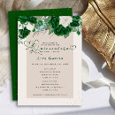 Recherche de fleurs vertes invitations Vert émeraude