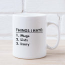Recherche de ironie tasses Amusant