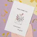 Recherche de dessin au trait cartes postales Pour elle