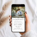 Recherche de mariage réception invitations Nous avons fui