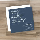 Zoek naar lets uitnodigingen Typografie