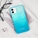 Recherche de cas électronique Étui téléphonique turquoise