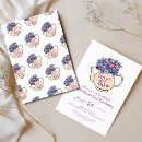 Recherche de thé pour deux invitations Vintage