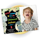 Recherche de dinosaure bleu invitations Boy