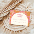 Recherche de orange rose de partie invitations Mother to be