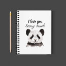 Recherche de panda carnets Noir et blanc