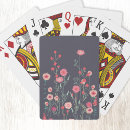 Recherche de rose et gris jeux de cartes Floral