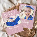 Recherche de blush graduation invitations Rose pâle