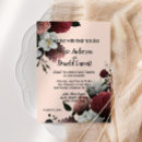 Zoek naar burgundy flowers invitations Elegant